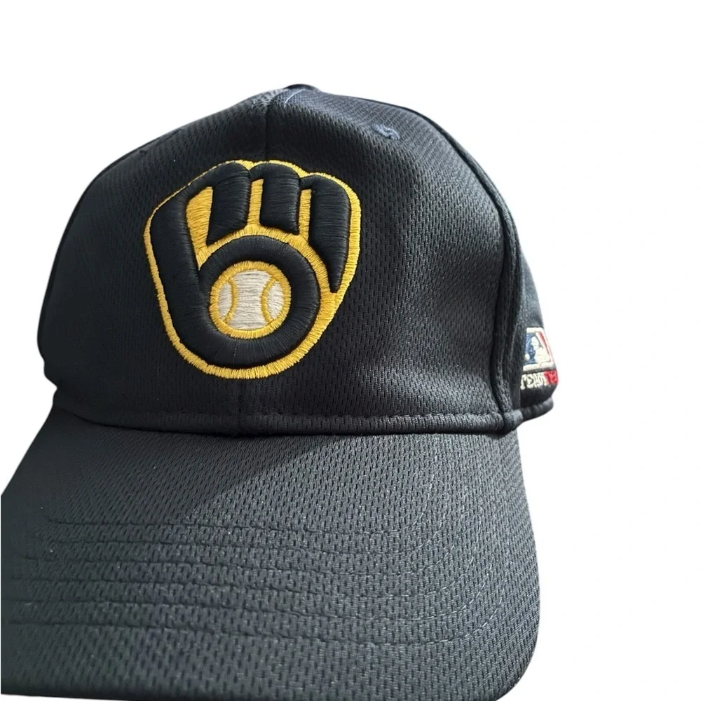 Classic Black Cap with Gold Emblem